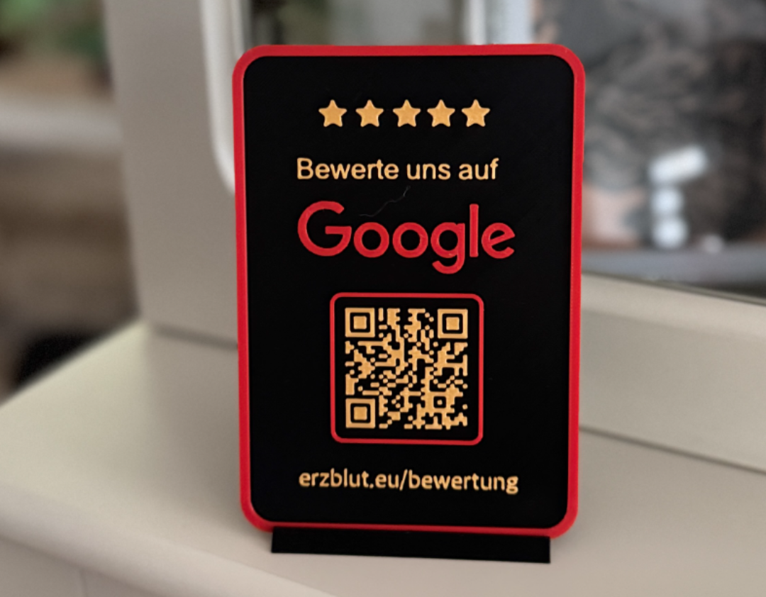 Google Rate Us Signal + QRcode CUSTOMIZE IT!