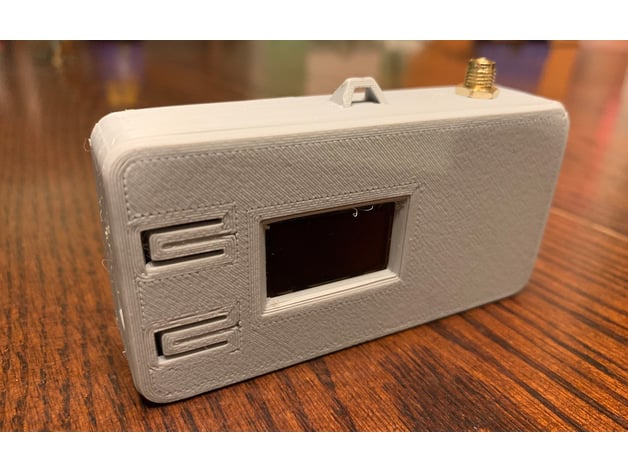 Heltec CubeCell GPS-6502 (HTCC-AB02S) Enclosure with Large GPS Antenna and External Lora Antenna