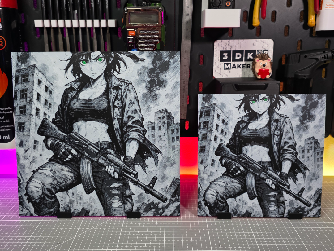 Girl Anime AKM – Hueforge – 4 Colors