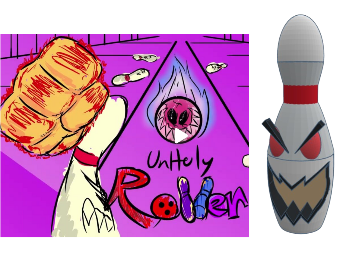 Unholy roller (RIT) bowling pin (full size)
