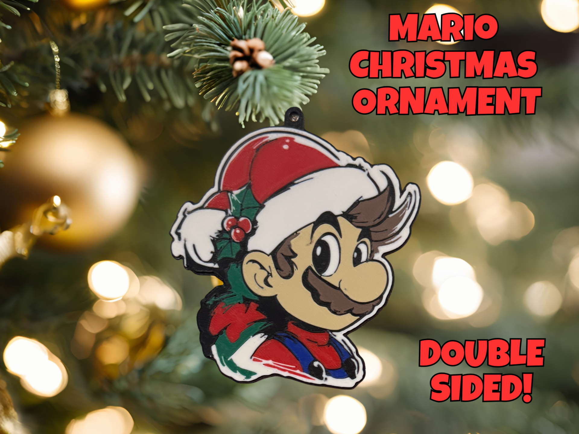 Super Mario Christmas Ornament