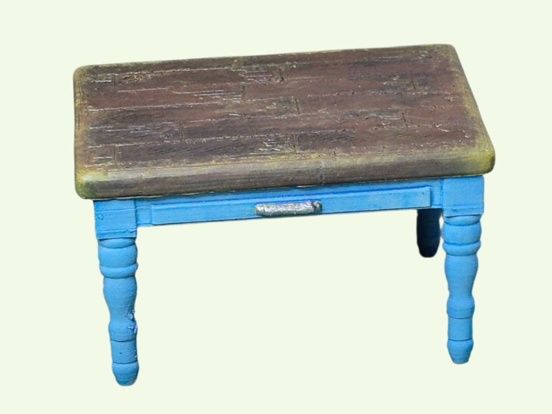 Miniature Furniture Desk Table for Dollhouse