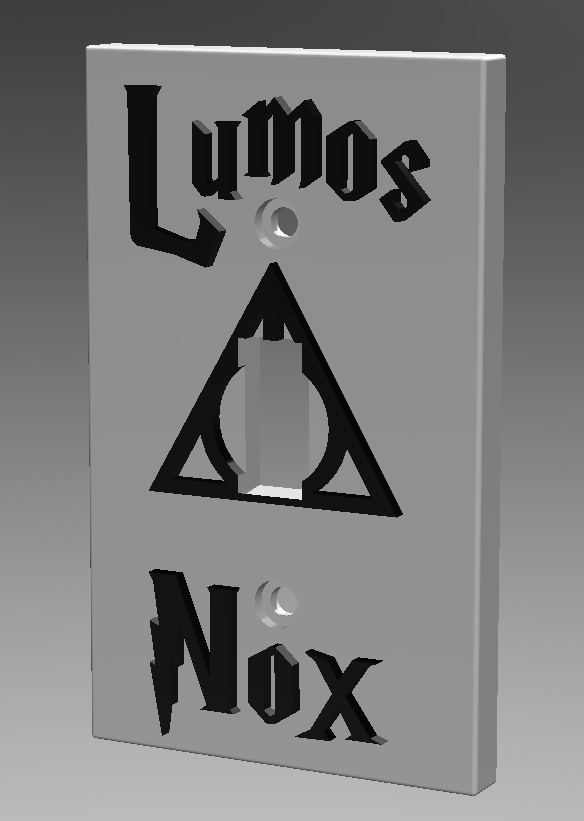 Lumos Nox light switch cover