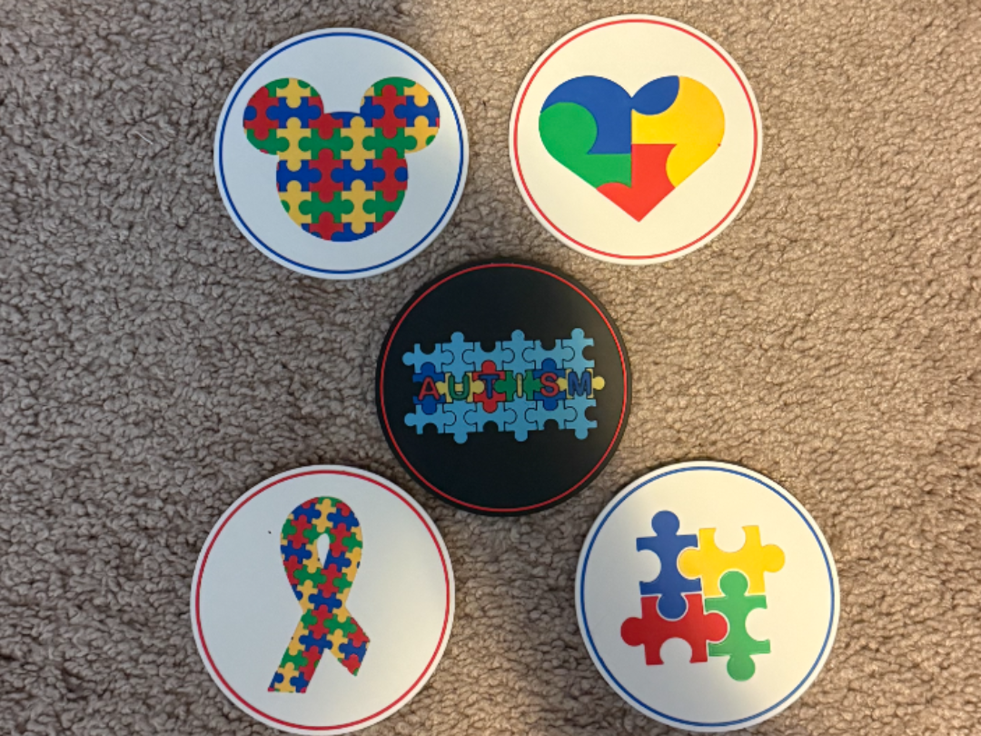 AUTISM AWARENESS COASTERS
