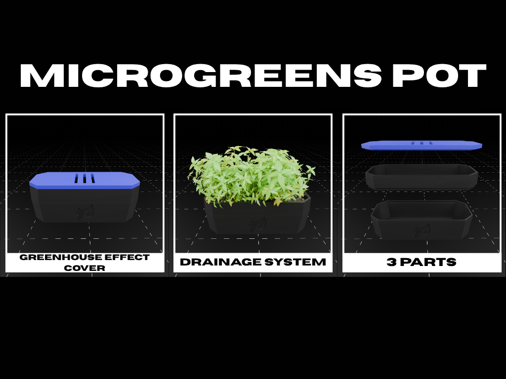 Microgreens pot