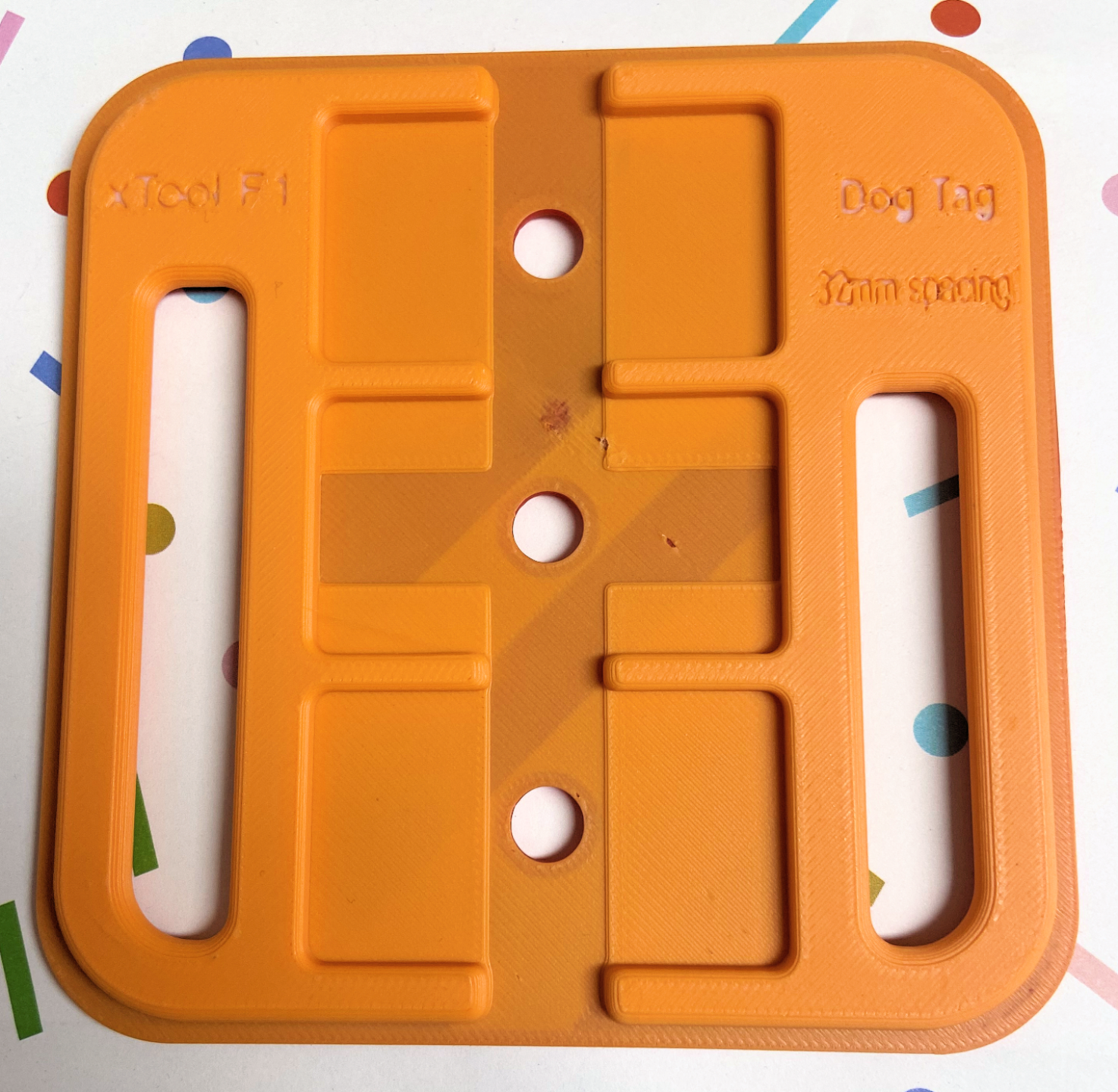 Dog Tag Jig for xTool F1
