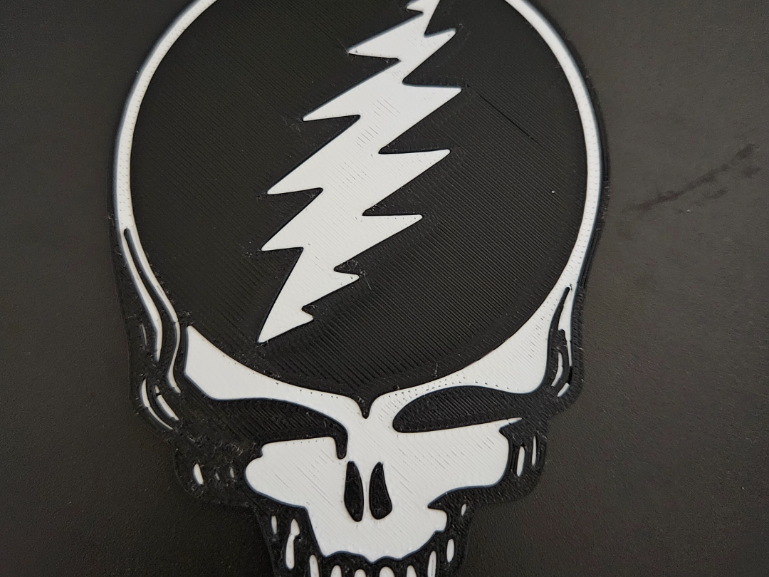 Grateful dead steal your face ornament