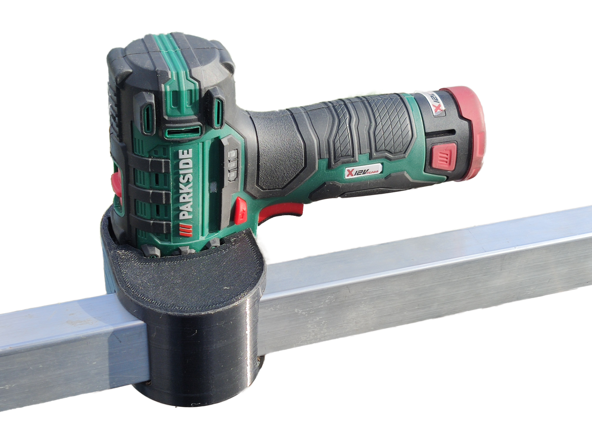 Parkside x12V drill holder for scaffold