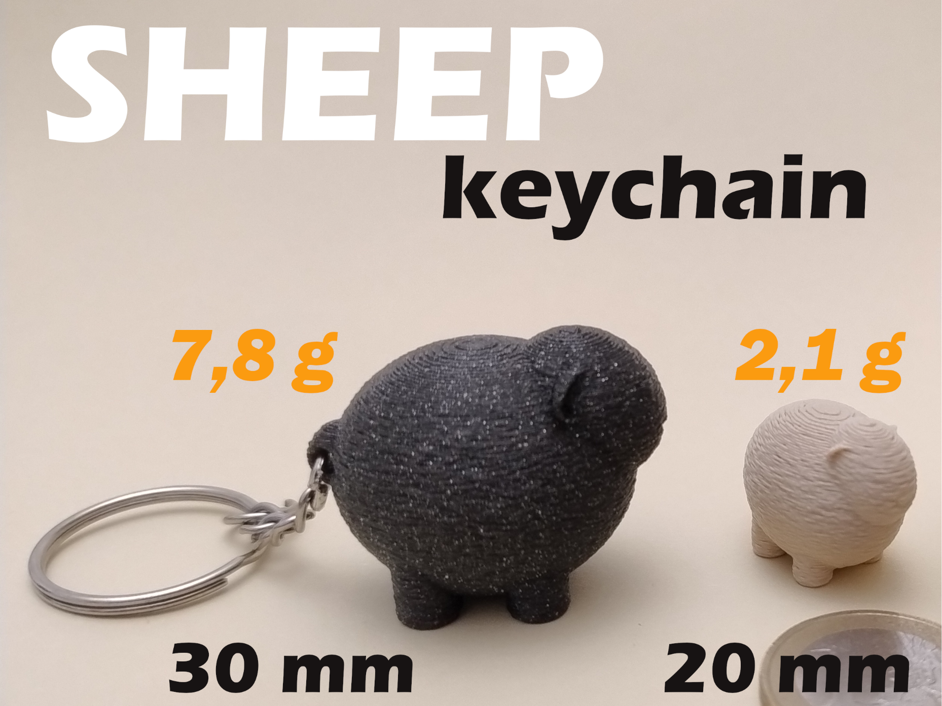 Sheep - keychain