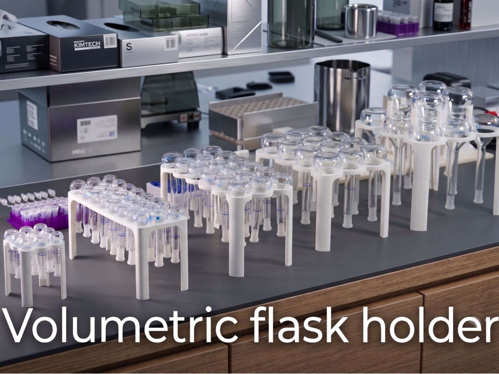 Volumetric / Measuring flask rack