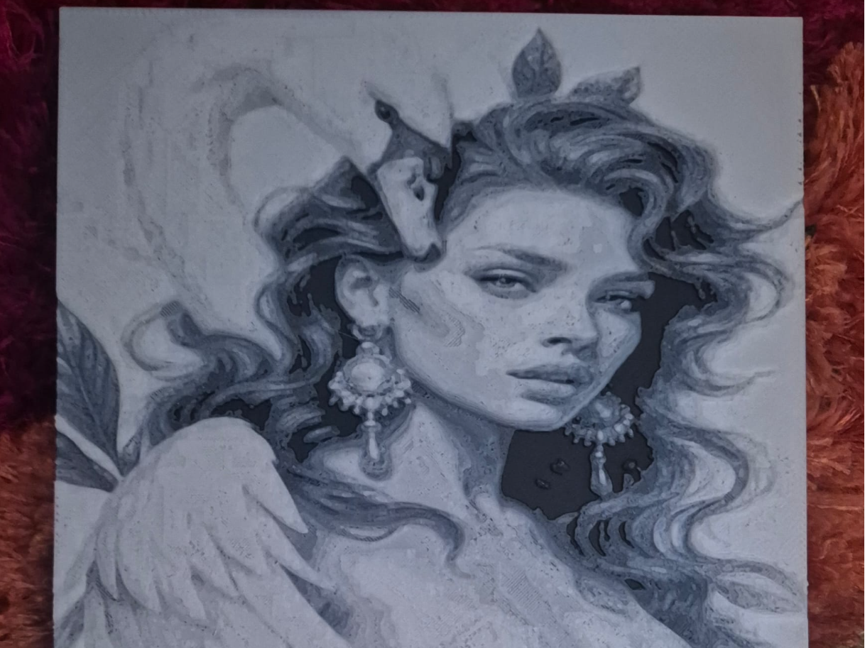 Sexy Angel with a Swan