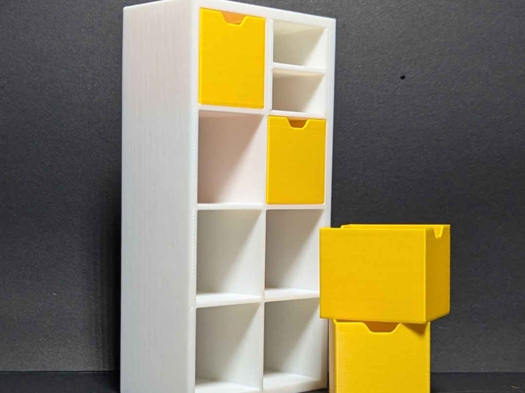 IkeaCollection-1:12-Kallax Shelving Unit-Dollhouse