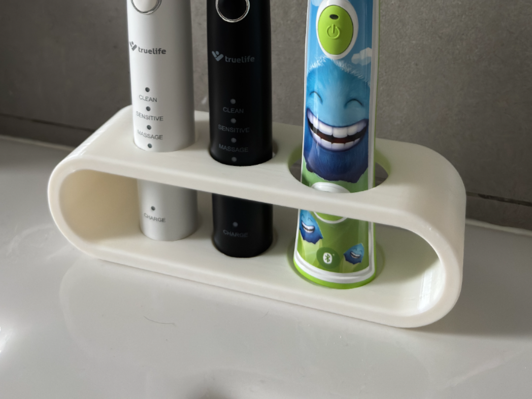 Electric Toothbrush Stand, 2×Truelife+Philips Kids