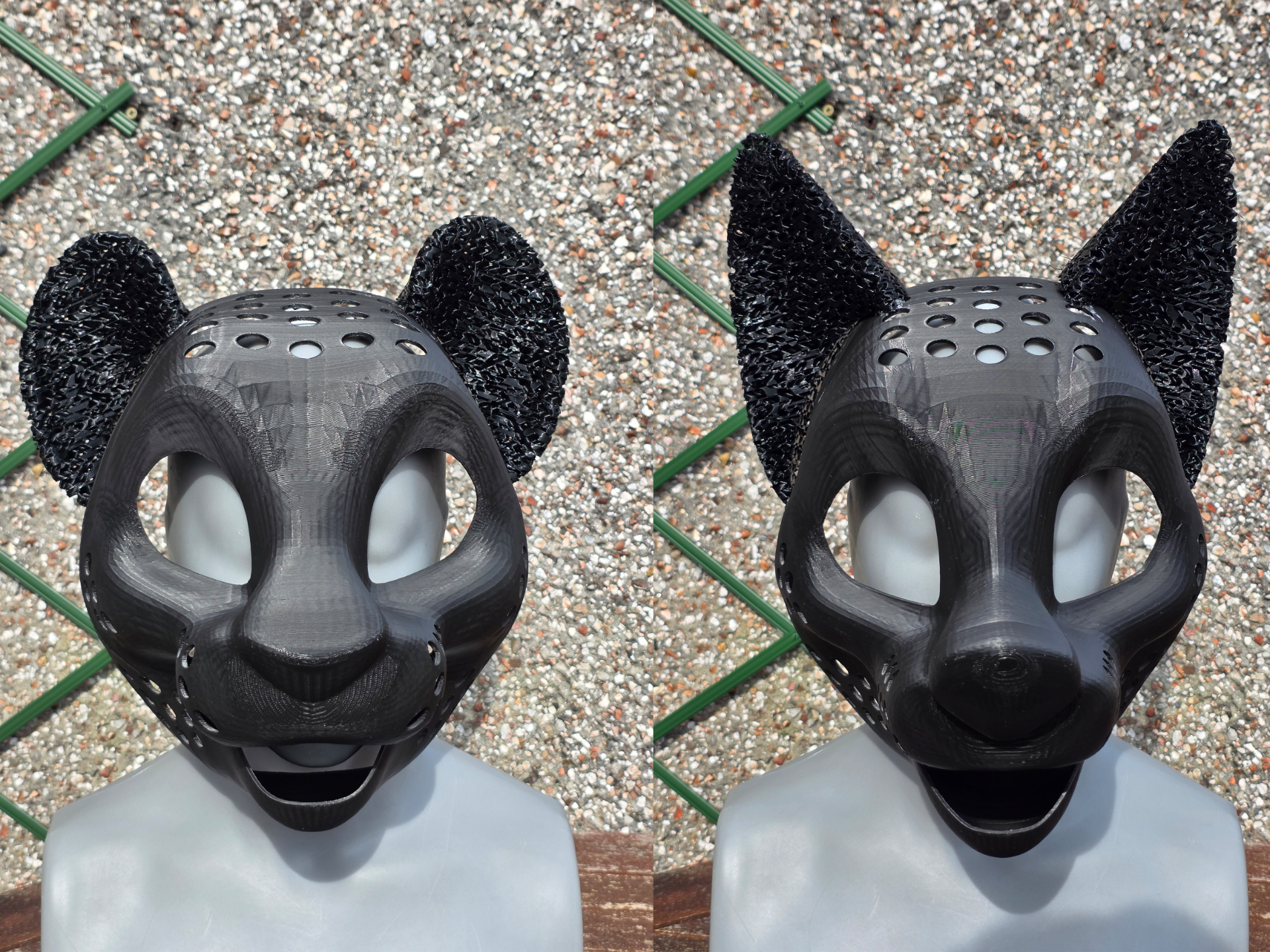 Fursuit Generic Canine + Big Cat Ears - TPU
