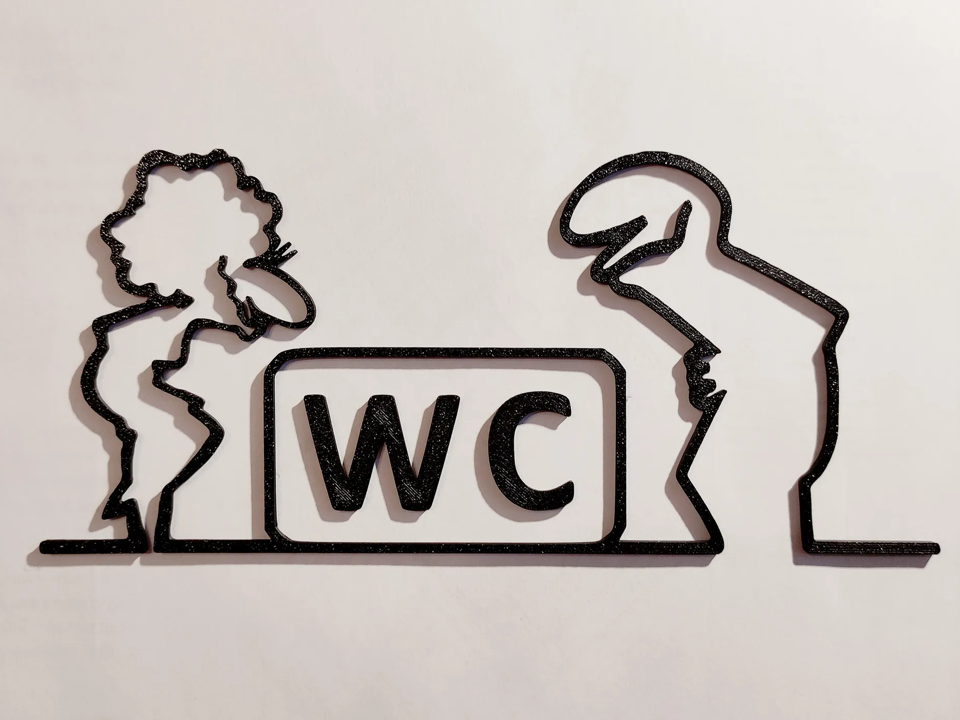 WC door hanger from "La Linea" Balum Balum.