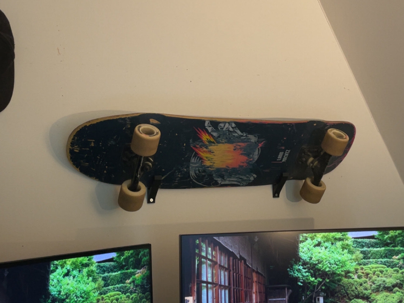 Skateboard Wall Mount Lightweight