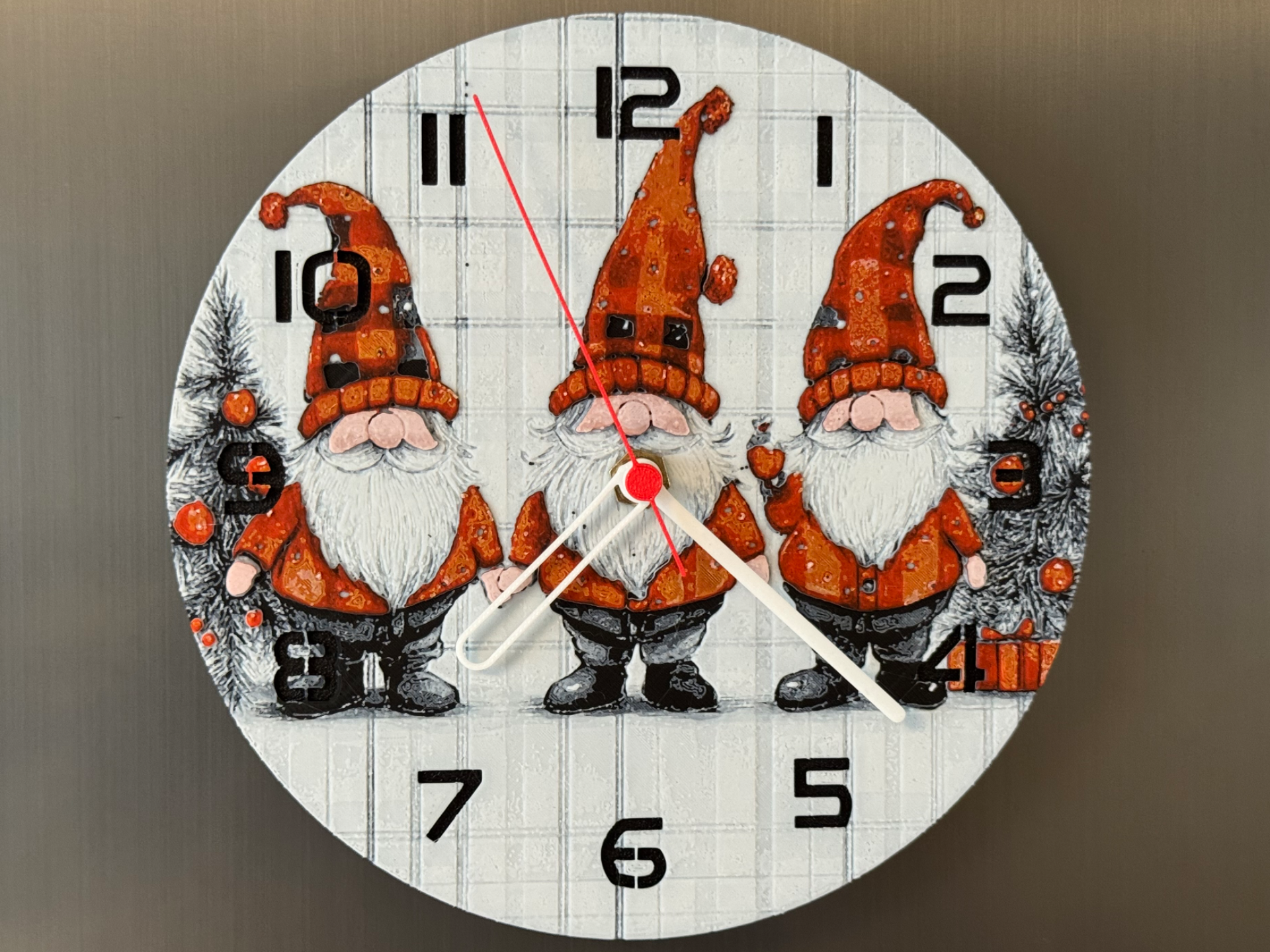 wall / desk clock Christmas Imps