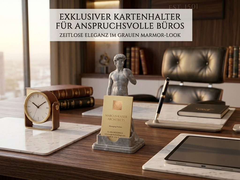 Michelangelo David Business Card Holder