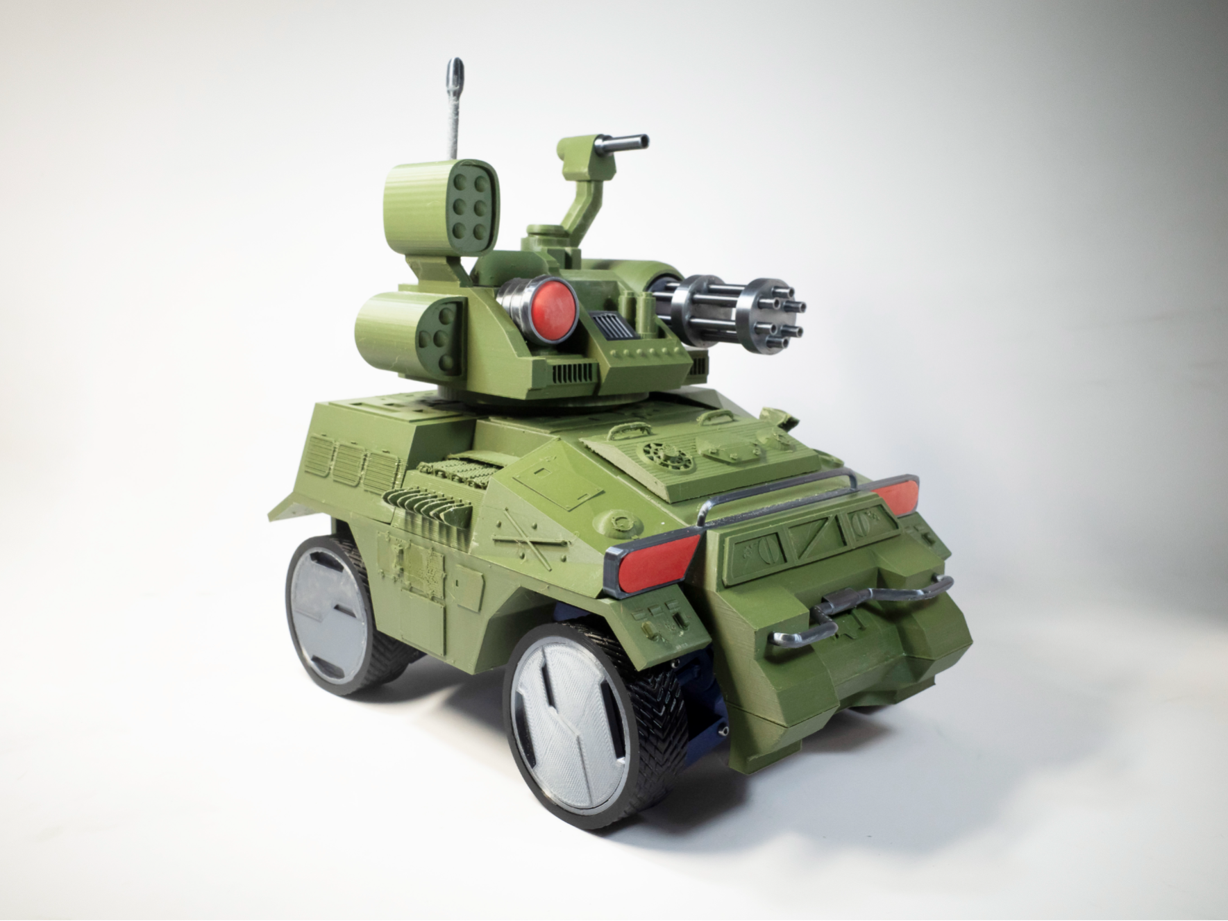 CyberBrick 4WD Armoured Car 装甲车模型 无AMS A1mini适用