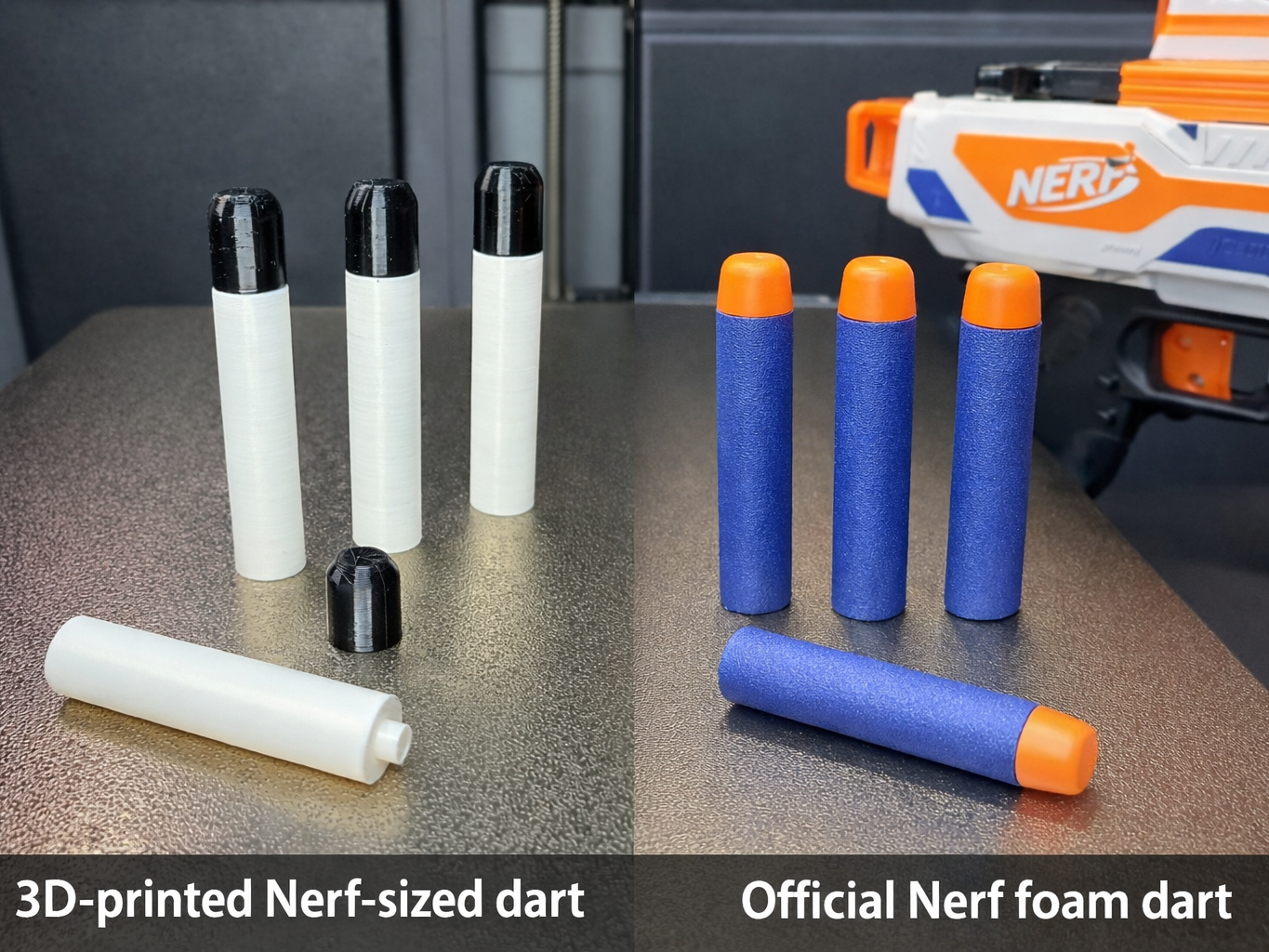 Projectile type Nerf (PLA + TPU)