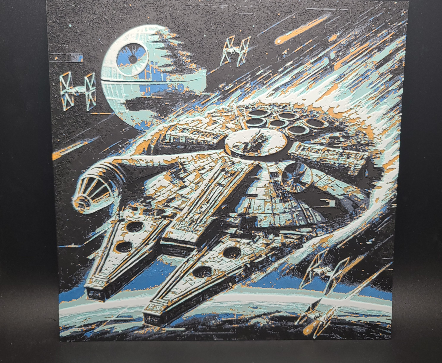 Millenium Falcon Hueforge