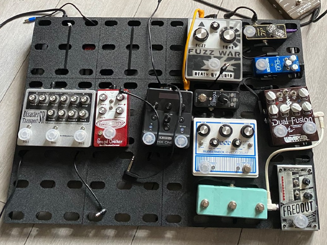 Pedalboard 60x54cm, modular for small print beds