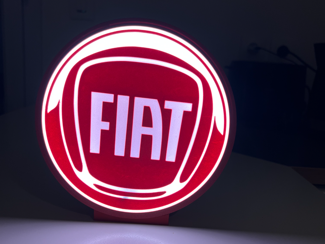 Fiat Light Box Led Lamp lightbox