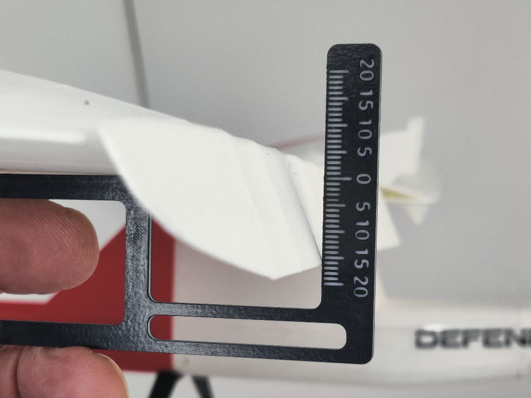 RC Airplan Flap Deflection Gauge