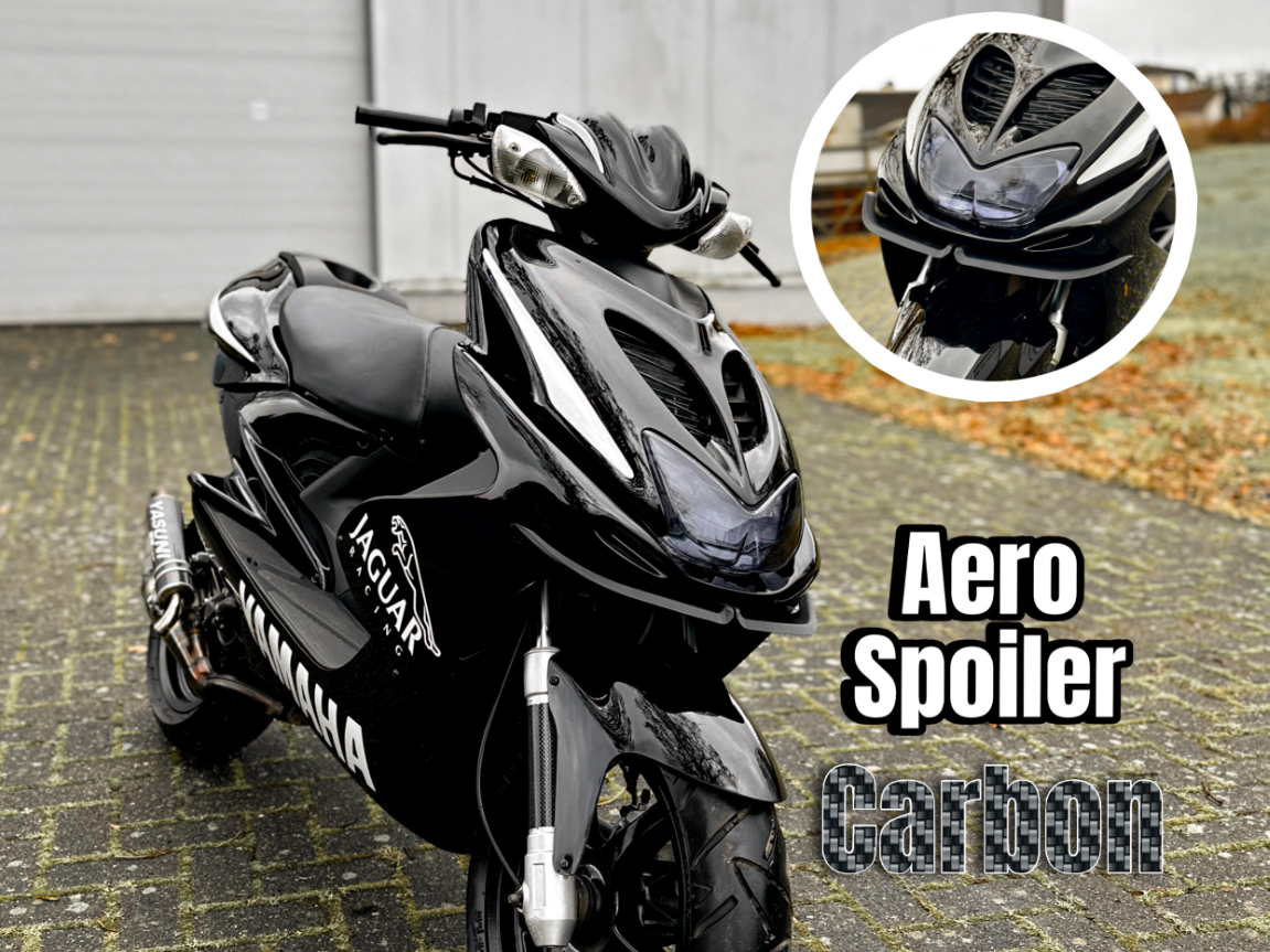 Yamaha Aerox Spoiler Front Splitter Aero 50ccm