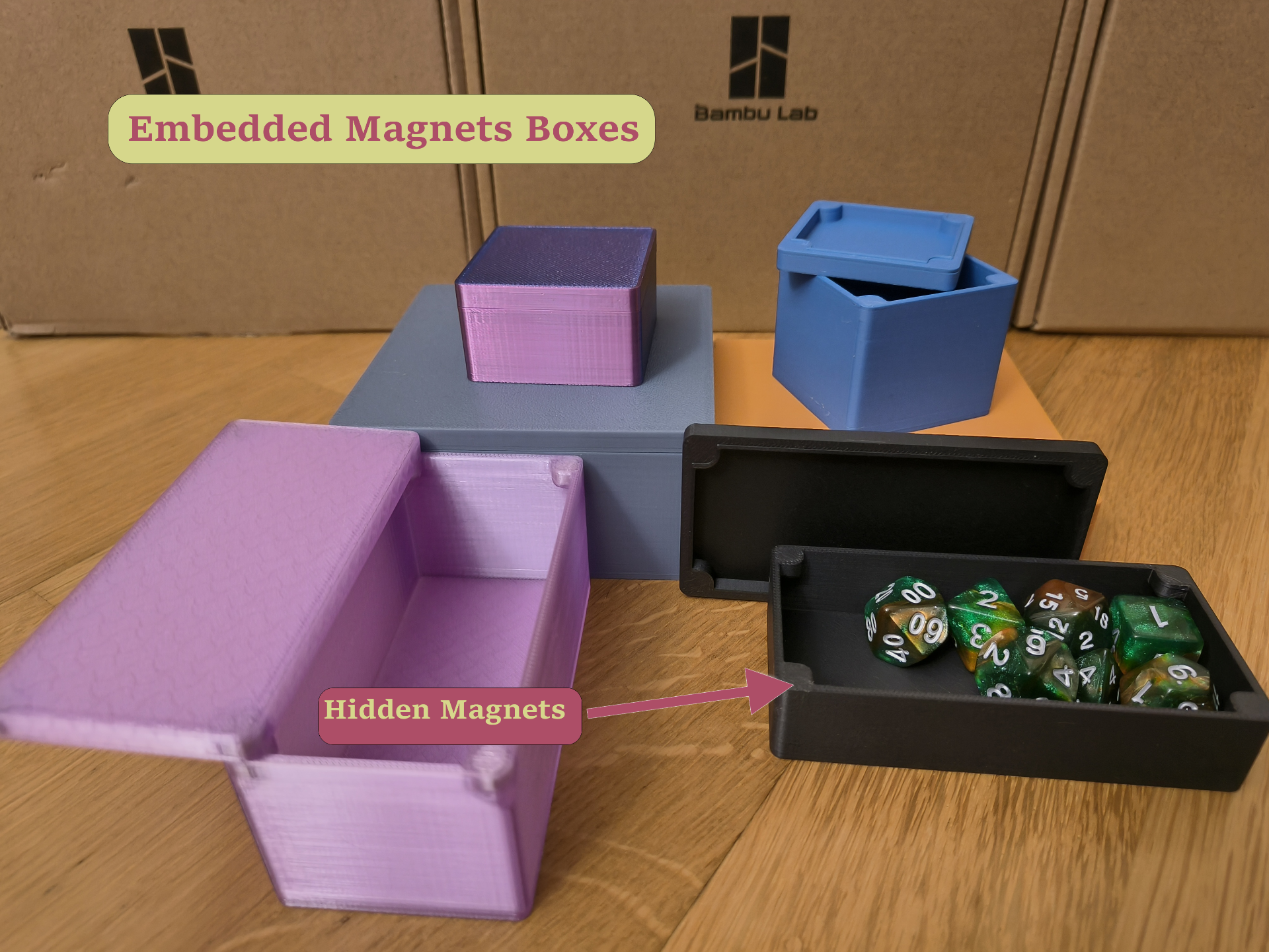 Embedded Magnets Box