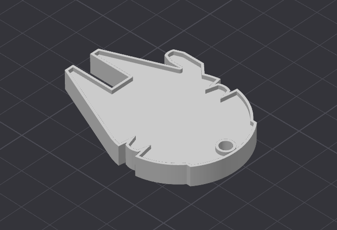 Millennium Falcon Keychain