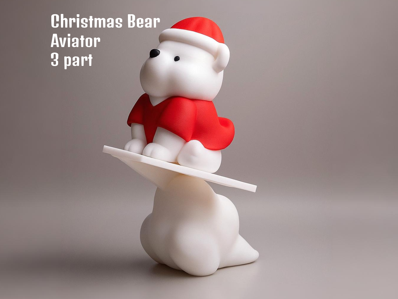 Christmas Bear Aviator