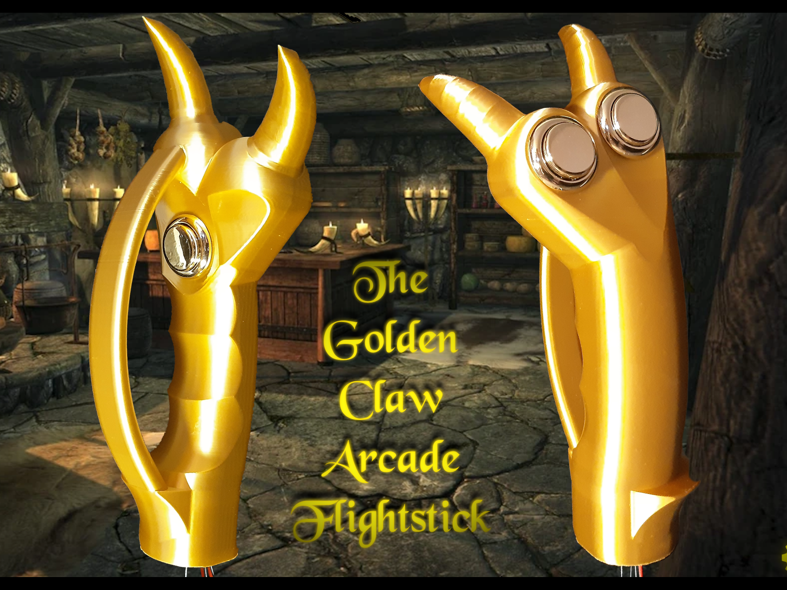 The Golden Claw Arcade Flightstick