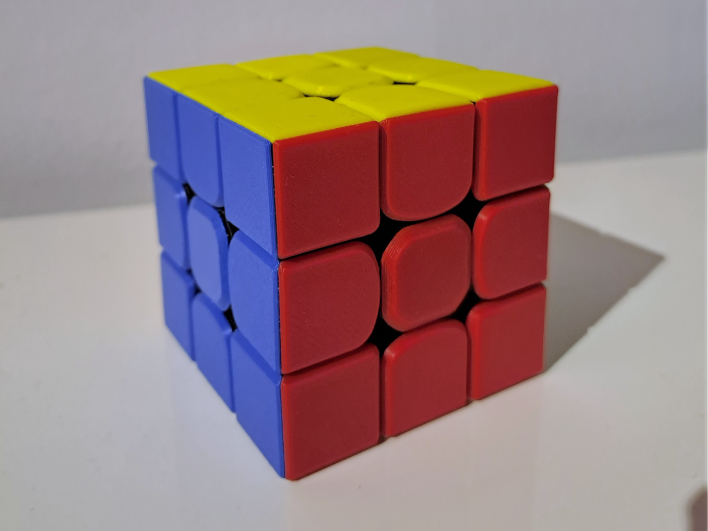100% printed speedcube, springloaded