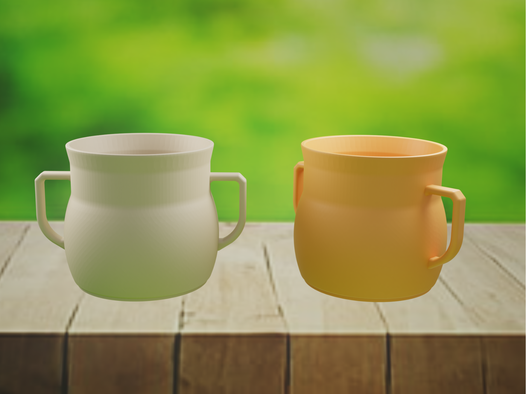 Dual-Handle Mug