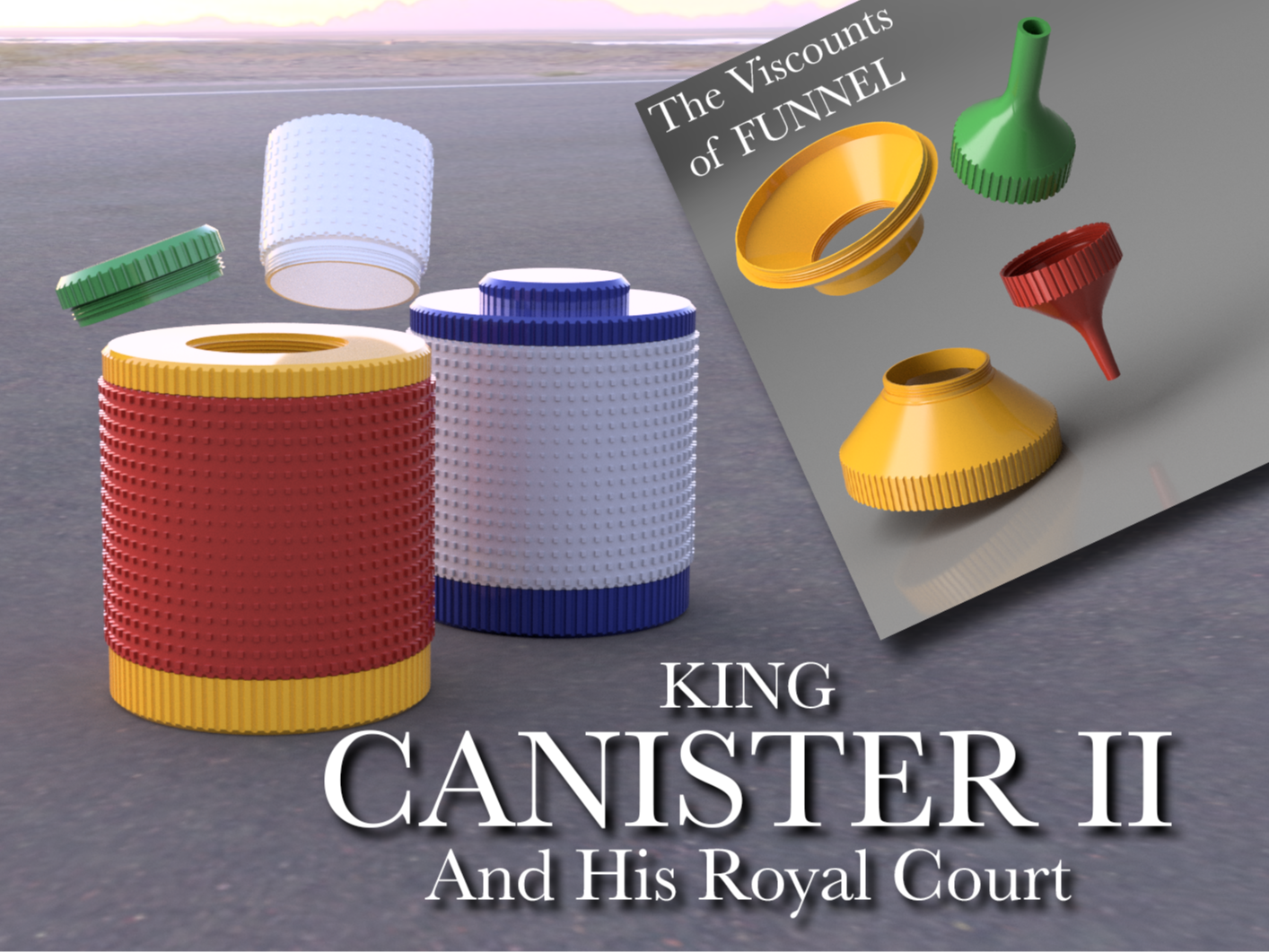 KING CANISTER II and His Noble Court