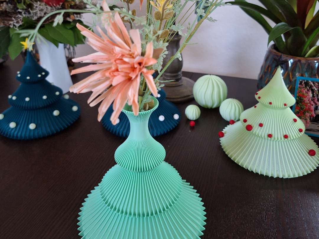 Weihnachtsbaum Vase