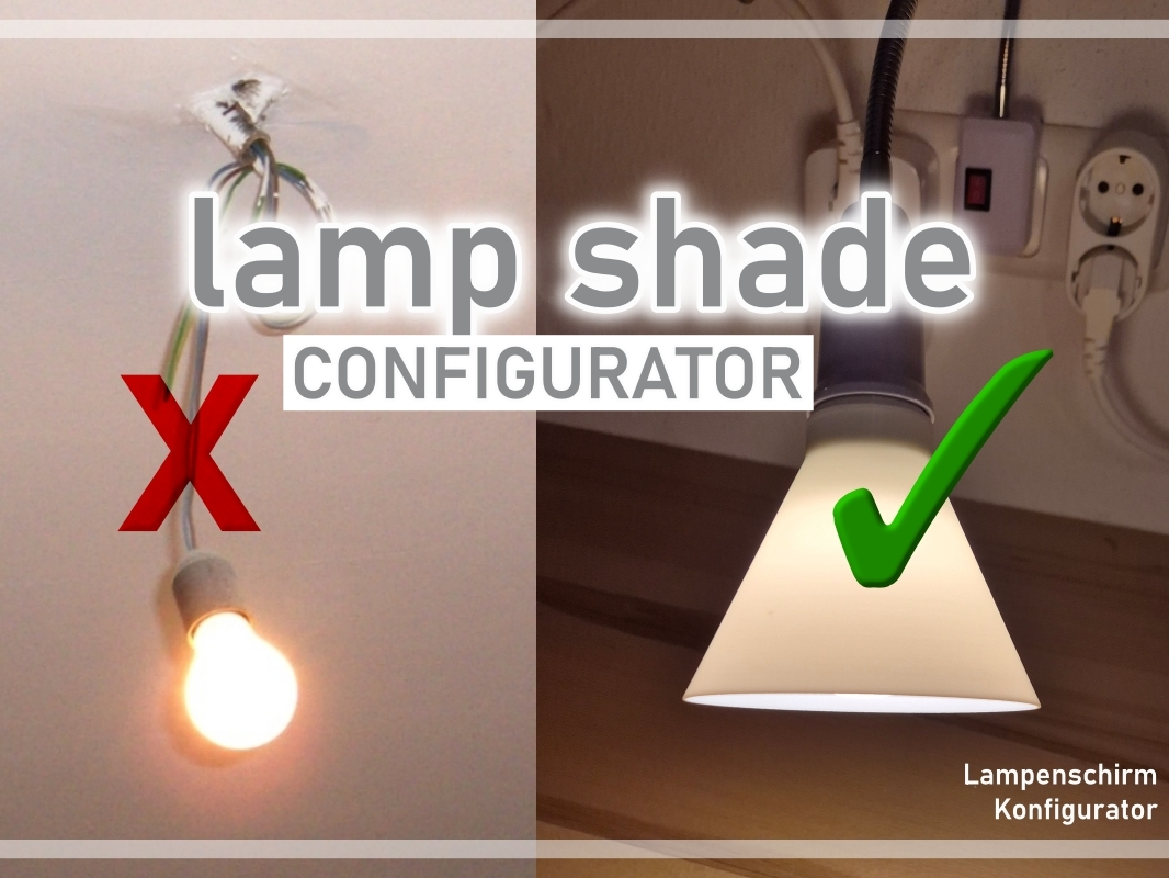 Lampenschirm für E27 Glühbirne (lampshade)