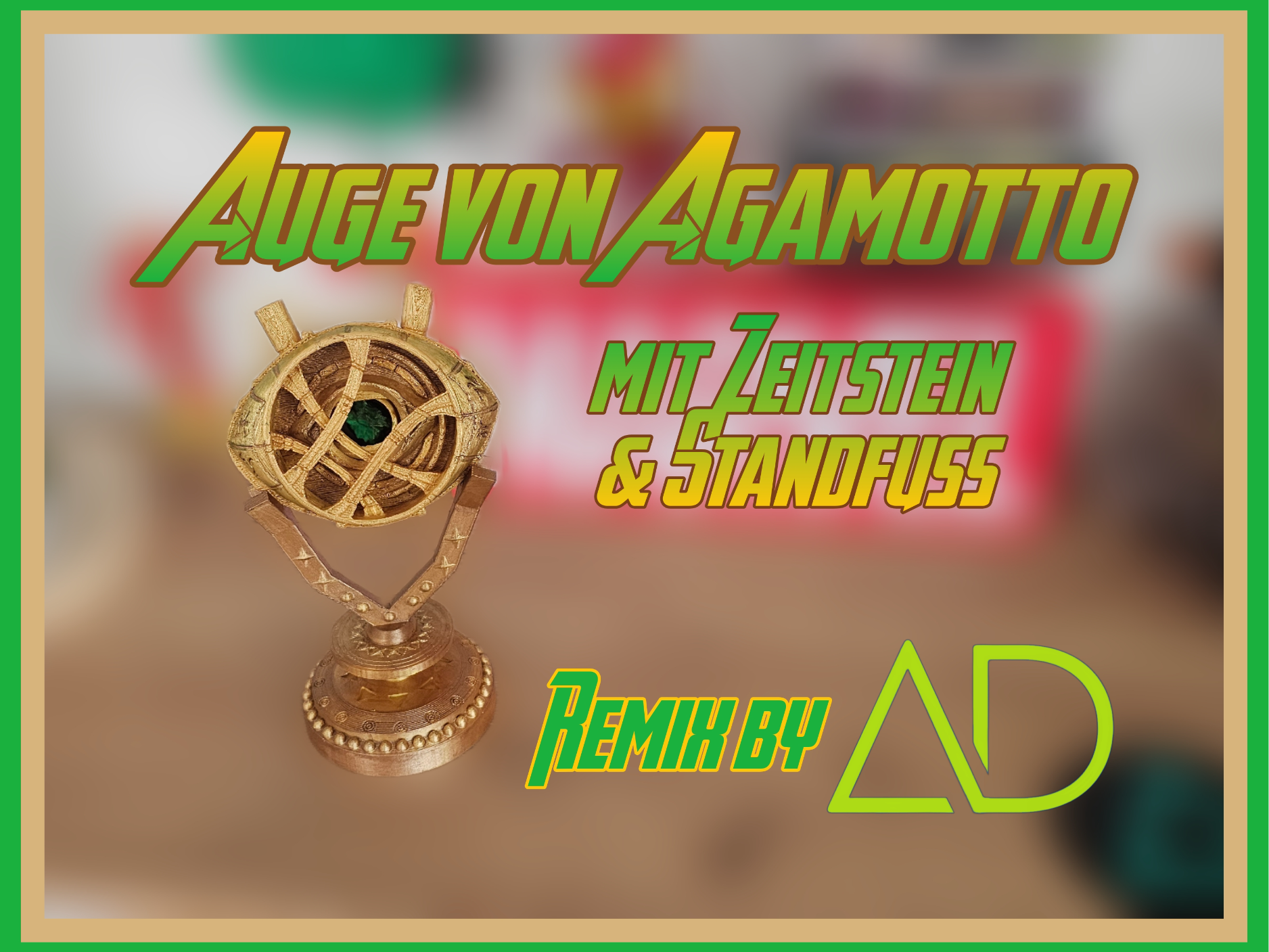 Auge von Agamotto - Dr. Strange - mit offenen Auge