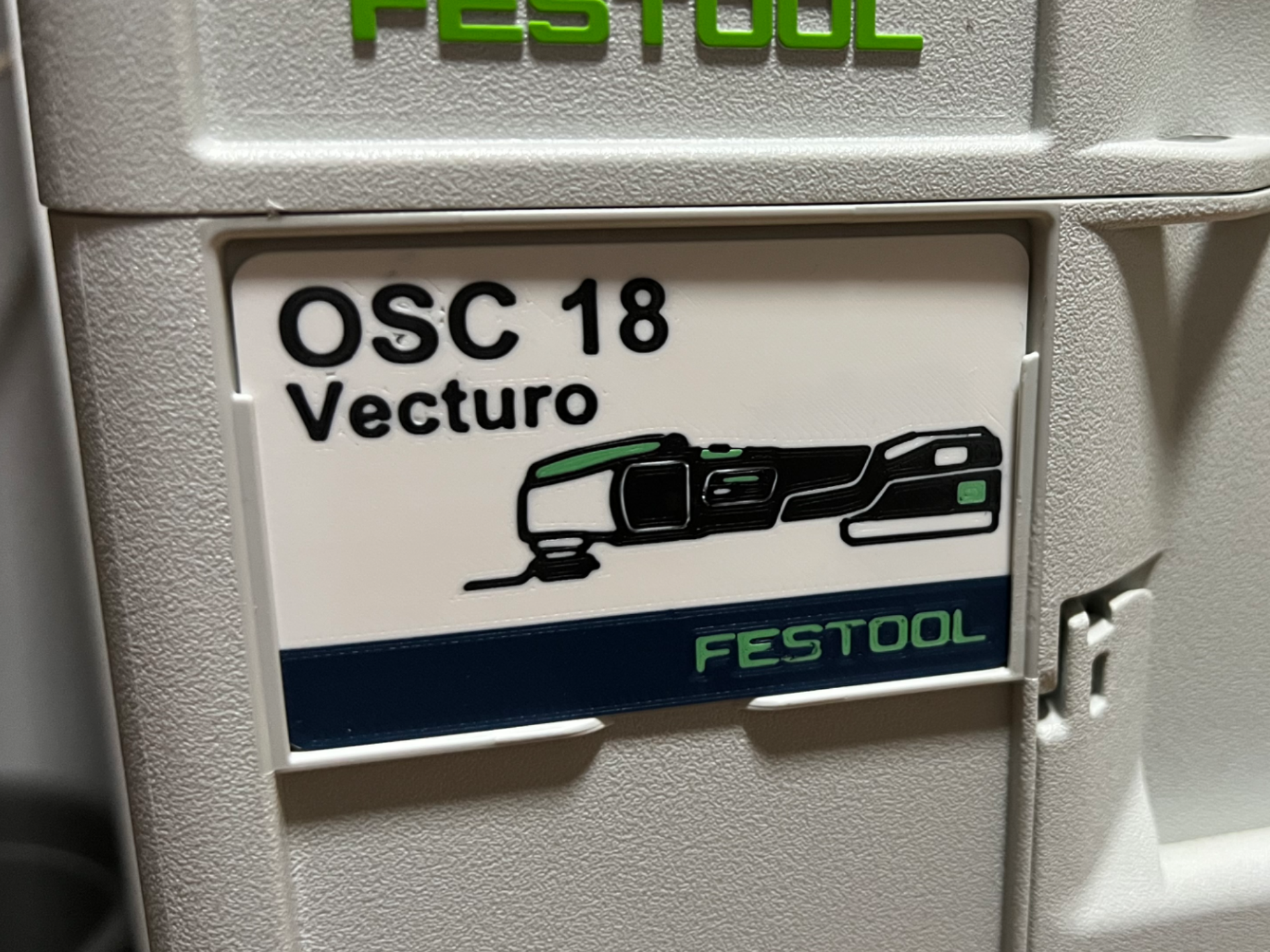 Festool Systainer Label - OSC Vector