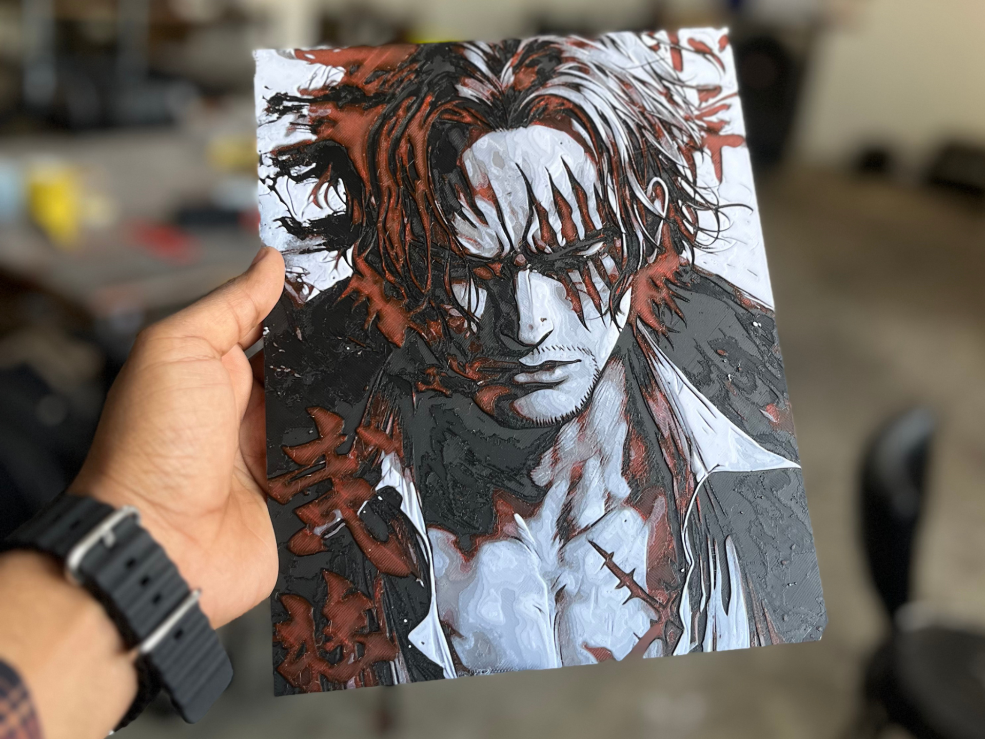 Shanks - One Piece Hueforge