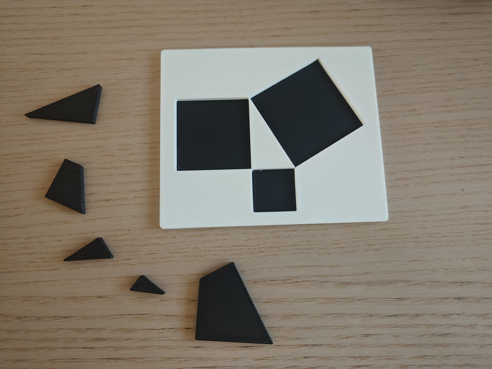 Pythagorean theorem puzzle