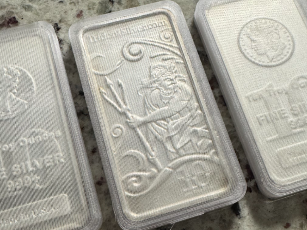 10 Troy Oz .999 Fine Silver Bar Protective Case