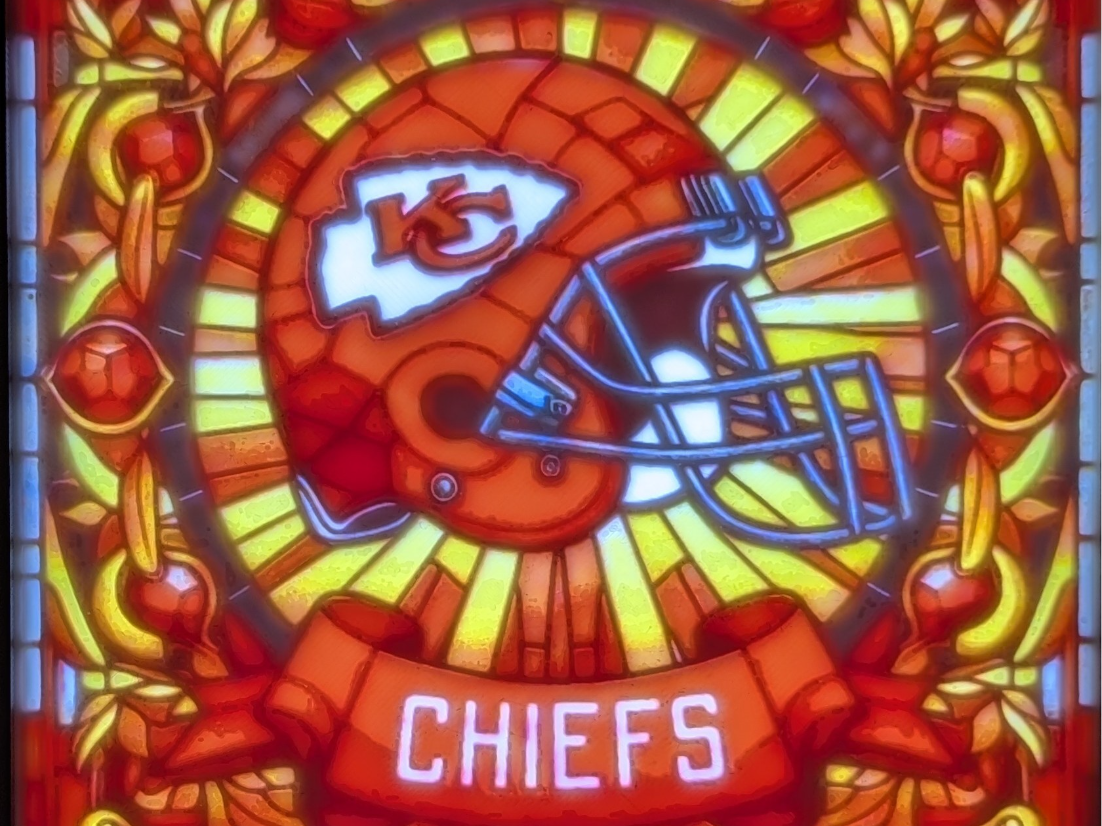 Kansas City Chiefs Mosaic Litho