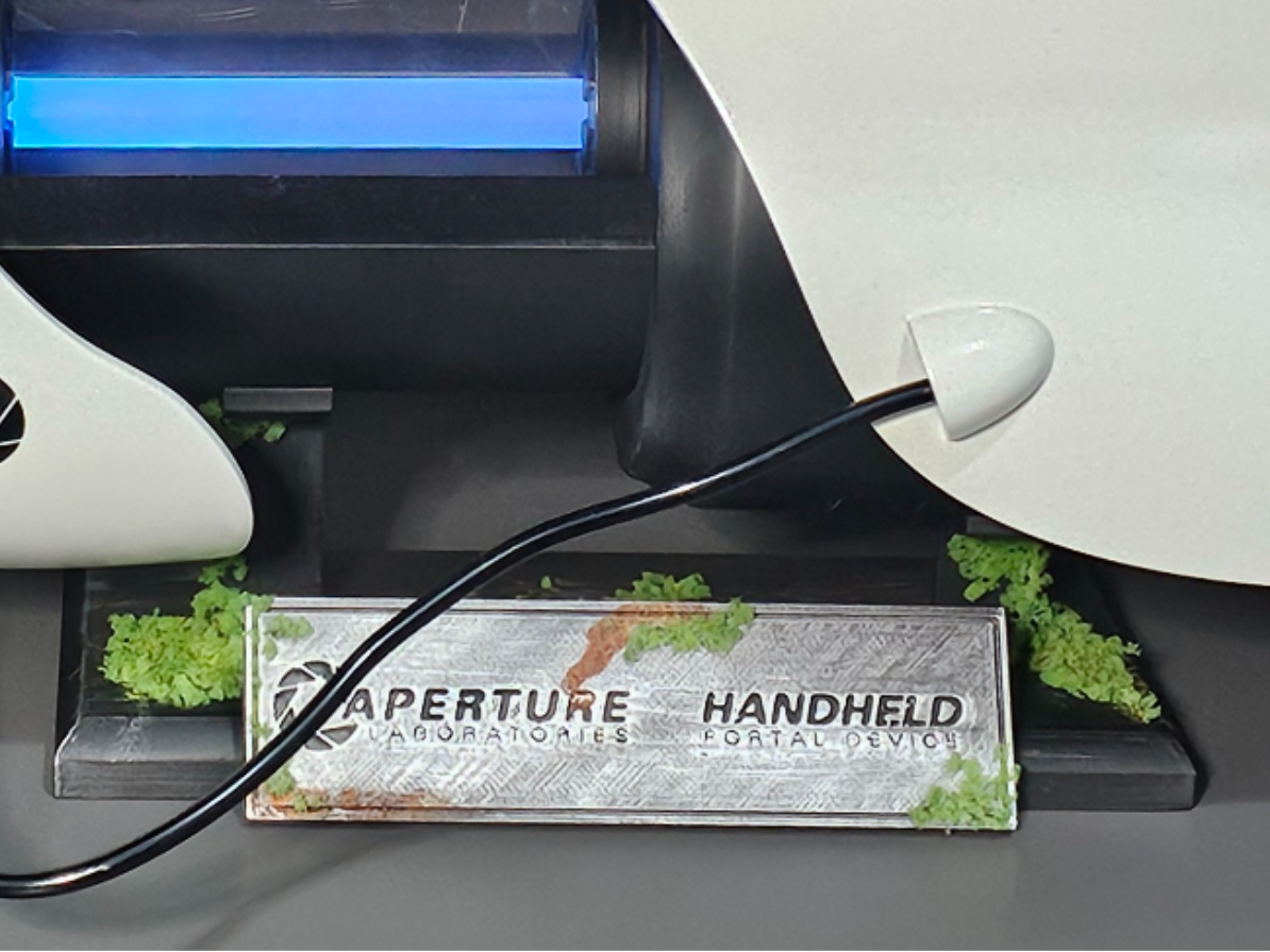 Portal Gun Stand for design by Evarate