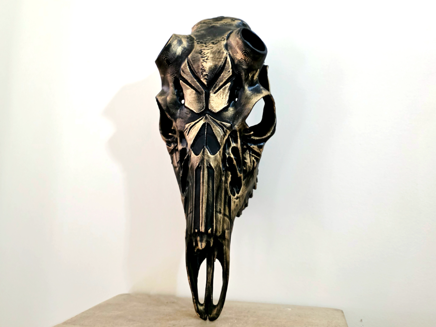Angelic Wings Deer Skull Antler Mount w Knobs
