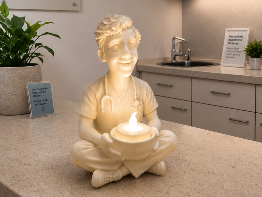 Cute male Nurse 1 Tealight Holder XL
