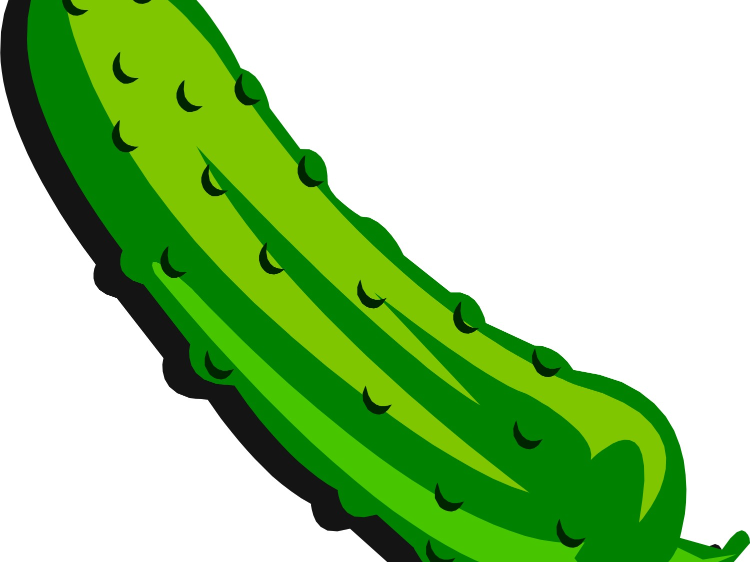 a humble green pickle