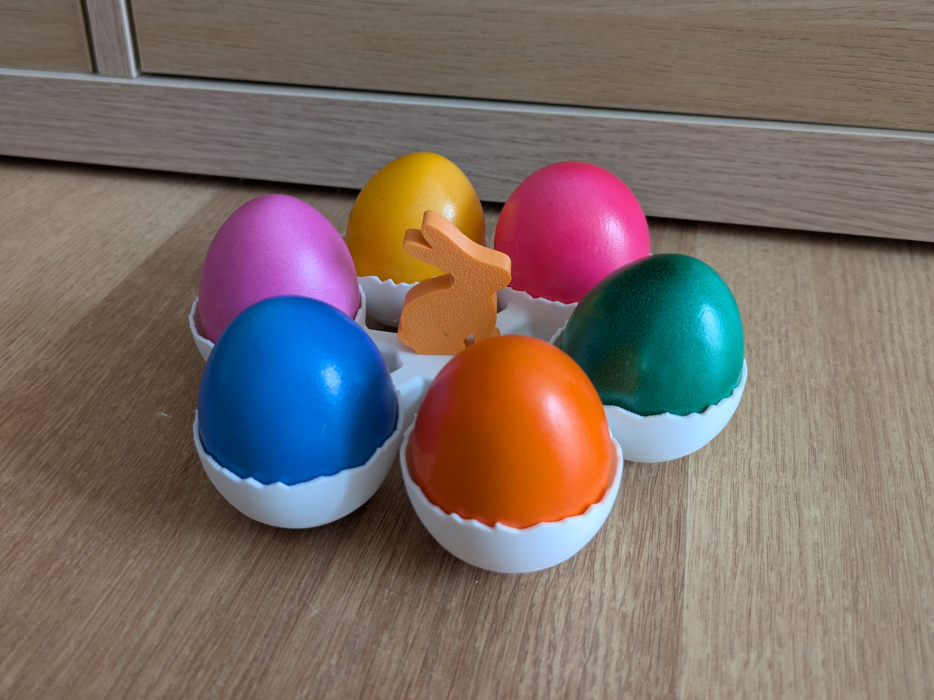 Osternest Eierbecher Eierschale konfigurierbar