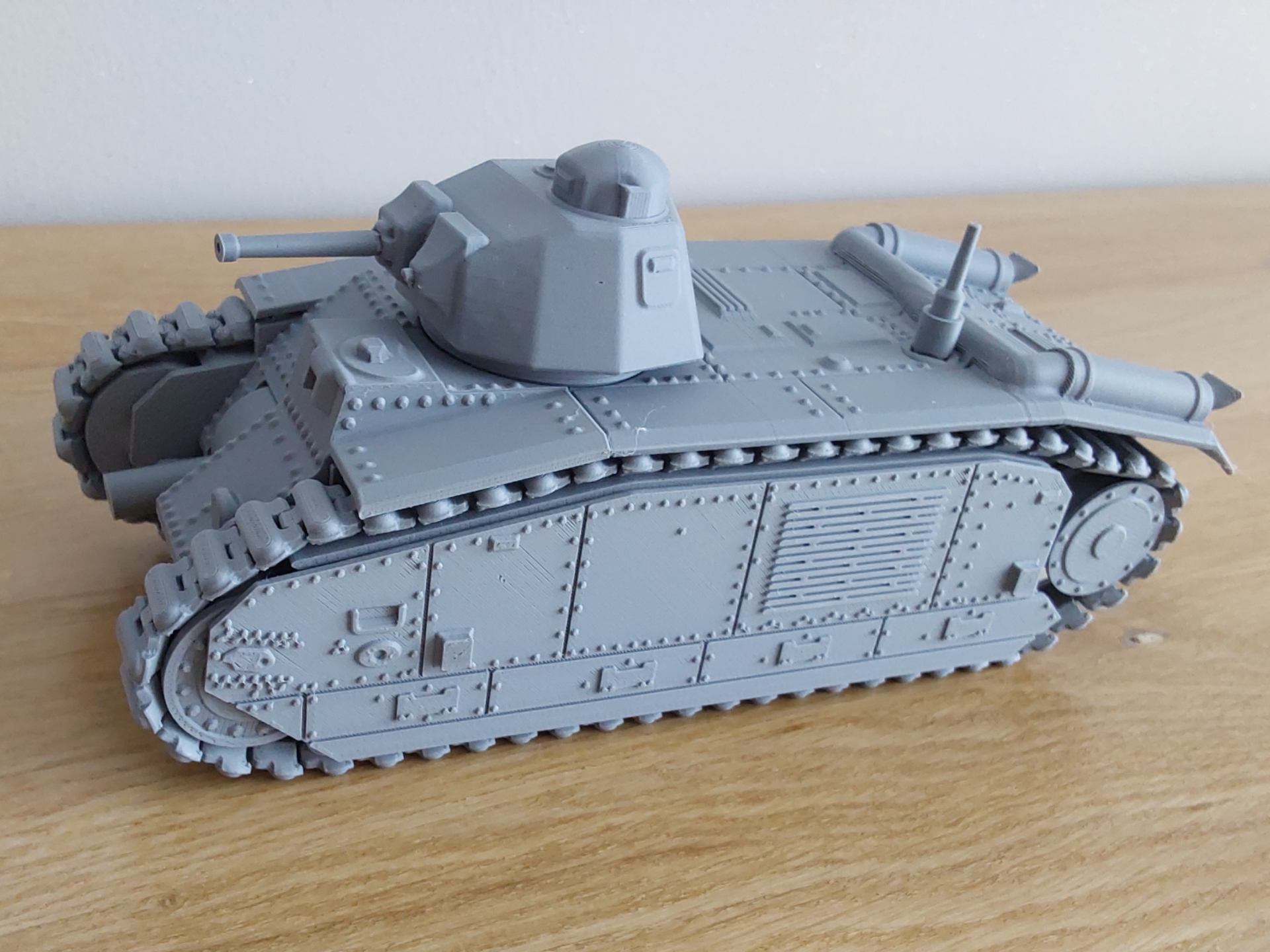 Char B1 Bis (1935) WW2 Tank, Scale 1:35